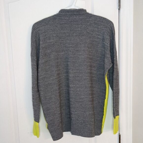 Christian Siriano grey Merino wool blend sweater mock neck medium @D - Picture 4 of 12